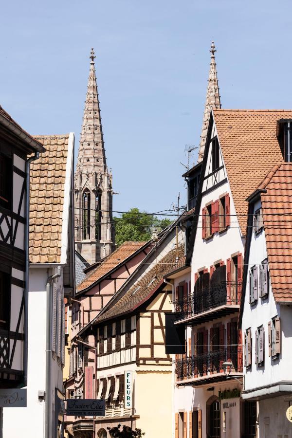Hotel Le Colombier Obernai Luaran gambar